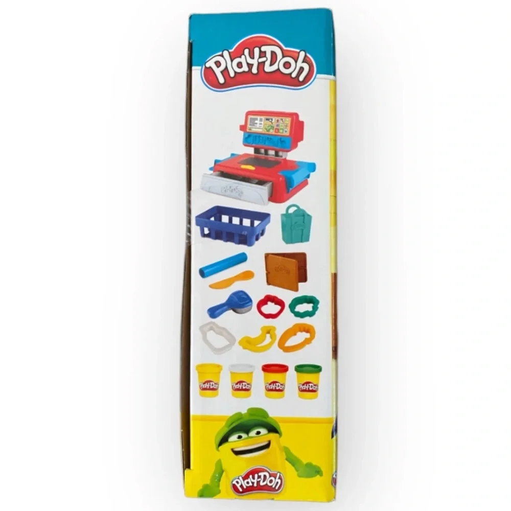 Play-Doh Cash Register Kids Pretend Play Toy 4 Play-Doh Colors NEW - Picture 3 of 3